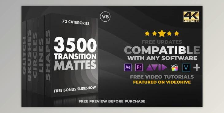 Ultimate Transition Mattes Pack v8 (Videohive 19336911)