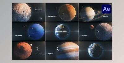 Planet Titles for After Effects (Videohive 44285216) - AE Project