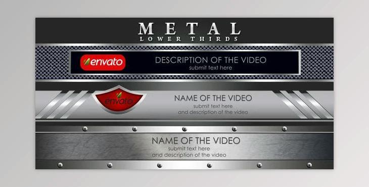 Metal Lower Thirds (Videohive 2594958)
