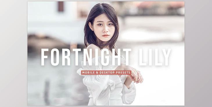 Fortnight Lily Pro Lightroom Presets CreativeMarket - 7178685