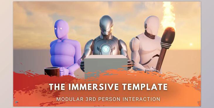 Unreal Engine - Blueprints The Immersive Template (Engine version 4.27, 5.0-5.3)