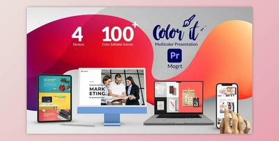 Color it – Multicolor Web and App Promo for Premiere Pro (Videohive 36730707)