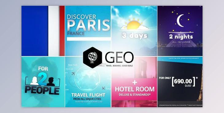 GEO – Travel & Booking Promo Trip Package (Videohive 19781110) - AE Project