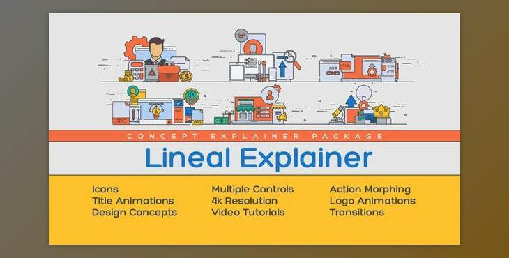 Lineal Explainer (Videohive 33914250) - AE Project