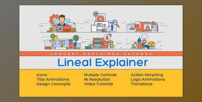 Lineal Explainer (Videohive 33914250) - AE Project