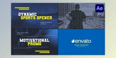 Dynamic Sports Opener for After Effects (Videohive 48378013) - AE Project