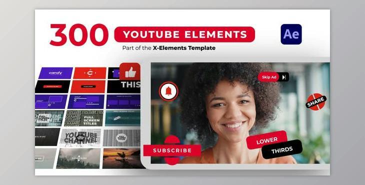 Youtube Elements After Effects (Videohive 38506730) - AE Project