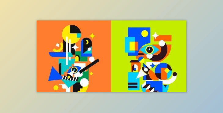 Abstract Poster Design: Using Adobe Illustrator to Create Eye-Catching Vector Illustrations