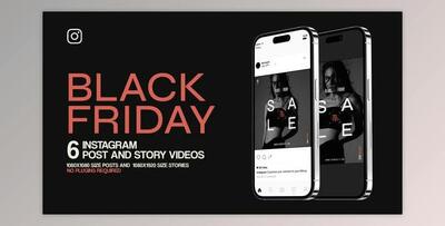 Black Friday Intagram Post and Story (Videohive 40611495) - AE Project