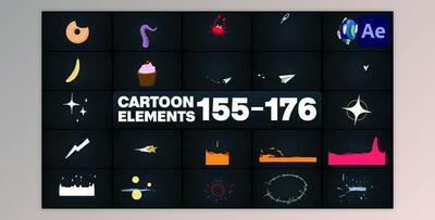 Cartoon Elements for After Effects (Videohive 50327100) - AE Project