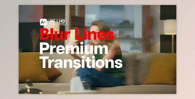 Premium Transitions Blur Lines (Videohive 49943414) - AE Project