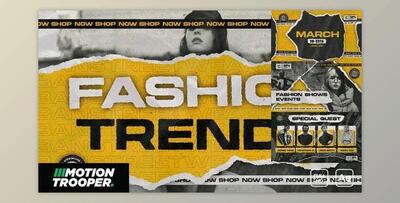 Trendy Paper Fashion Slideshow (Videohive 51033030) - AE Project