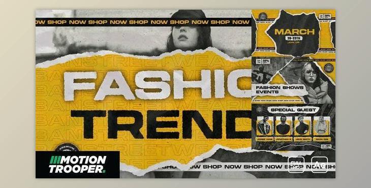 Trendy Paper Fashion Slideshow (Videohive 51033030) - AE Project