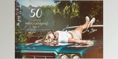 50 Vintage Photo Overlays – Vol. 2