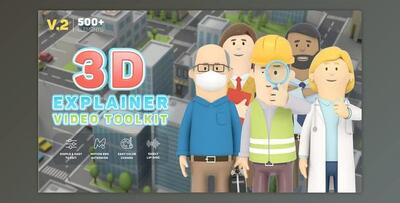 3D Characters Explainer Toolkit V2 - 26491556