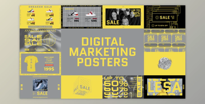 Digital Marketing Posters - AE Project Videohive 30955119