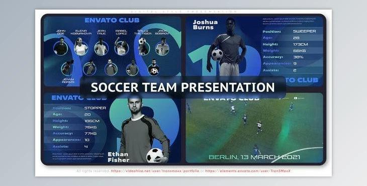 Soccer Team Presentation (Videohive 43988786) - AE Project