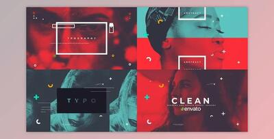 Clean Typo Opener (Videohive 29252740) - AE Project