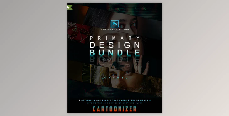Primary Design Bundle – Photoshop Actions By CHAOS_Design