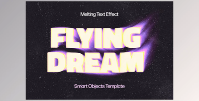 Blurry Flowing Text Effect - 93241062