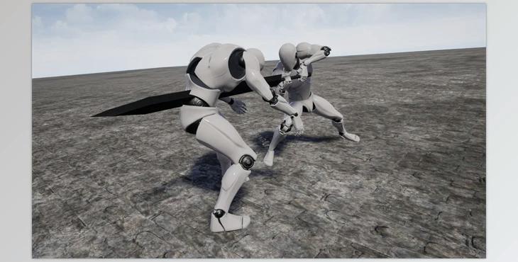 Unreal Engine - Animations Knight Zweihander v5.1