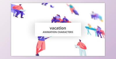 Vacation - Character Set (Videohive 32842691) - AE Project