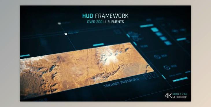 HUD – Framework (Videohive 22767030) - AE Project