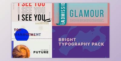 Bright Typography Pack (Videohive 28530303)