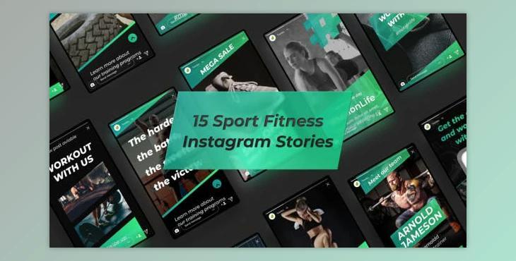 Sport Fitness Instagram Stories (Videohive 24128185)