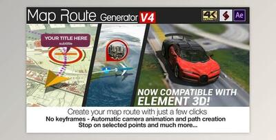 Map Route Generator V4 (Videohive 21686169)