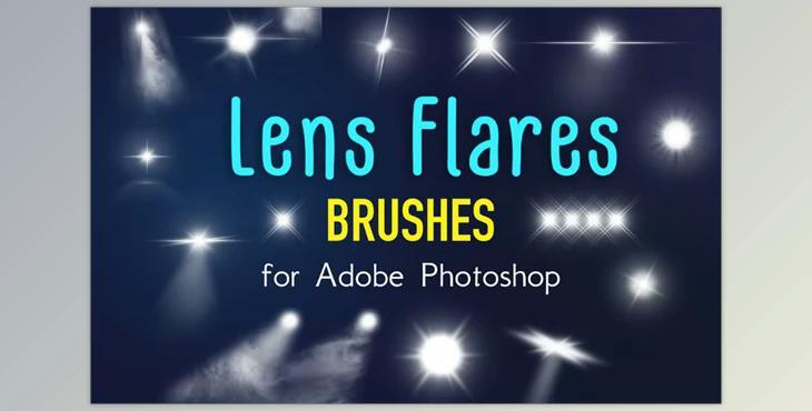 Lens Flare Brushes for Adobe Photoshop Creativemarket - 95016587