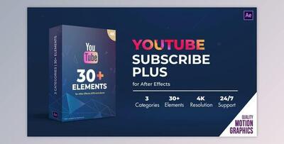 Youtube Subscribe Plus (VideoHive 35411275) - AE Project