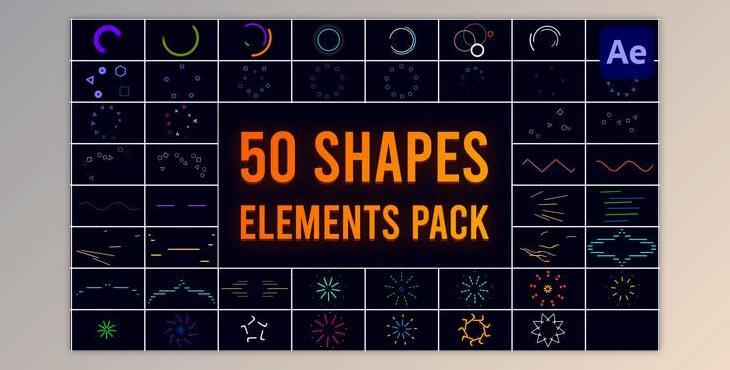 Shape Big Pack for After Effects (Videohive 43989453) - AE Project