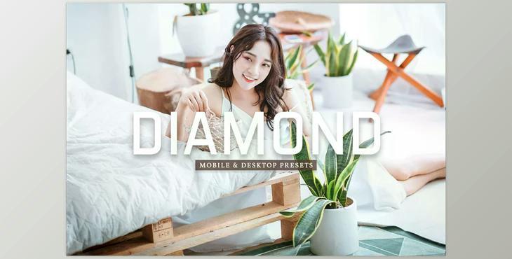 Diamond Mobile & Desktop Lightroom Presets CreativeMarket 6733003