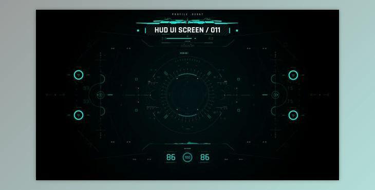 HUD Screen Interface 1 (Videohive 42850837) - AE Project