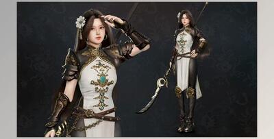 Unreal Engine - Cheng Yi - Chinese Warrior Girl v4.19
