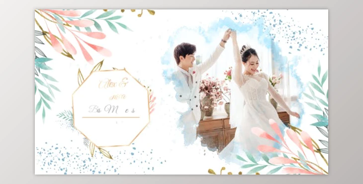 Ink Romantic Wedding Slideshow (Videohive 40068661) - AE Project
