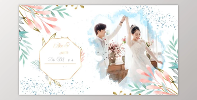 Ink Romantic Wedding Slideshow (Videohive 40068661) - AE Project