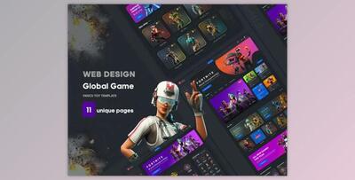 Game Global UI kit by Lime Store
