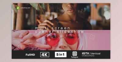 Multi Screen Opener Slideshow (Videohive 32622193) - AE Project