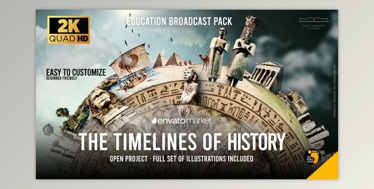 Inspiring History Education Channel Pack (Videohive 33022270) - AE Project