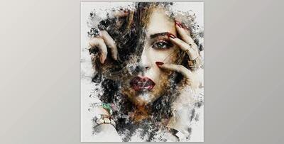 Smudge Portrait – Photoshop Effect GraphicRiver-30177572 (PSD)