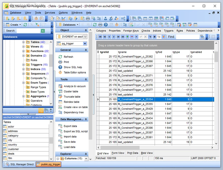 EMS SQL Manager for PostgreSQL v6.5 build 57622 + CRACK