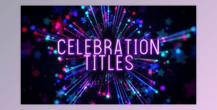 Celebration Titles (Videohive 48481232) - AE Project