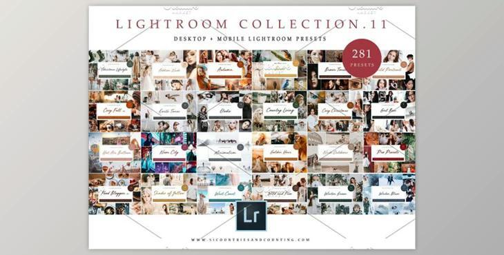 BUNDLE 11 Lightroom Presets X 281 By Kzara Visual Concepts (Mob, Desk)