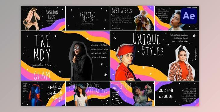 Colorful Creative Slides for After Effects (Videohive 52509000) - AE Project