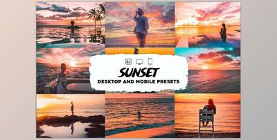 Sunset Lightroom Presets CreativeMarket-5953740 (DNG)