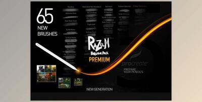 Gumroad – RAZUM_INC BRUSH PACK PREMIUM FOR PROCREATE 5