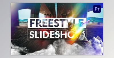 Freestyle Slideshow Mogrt (Videohive 30485373) - PR Project