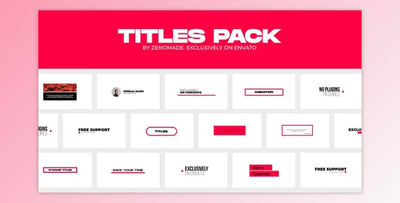 Titles Pack for Premiere Pro (VideoHive 37189605) - PR Project